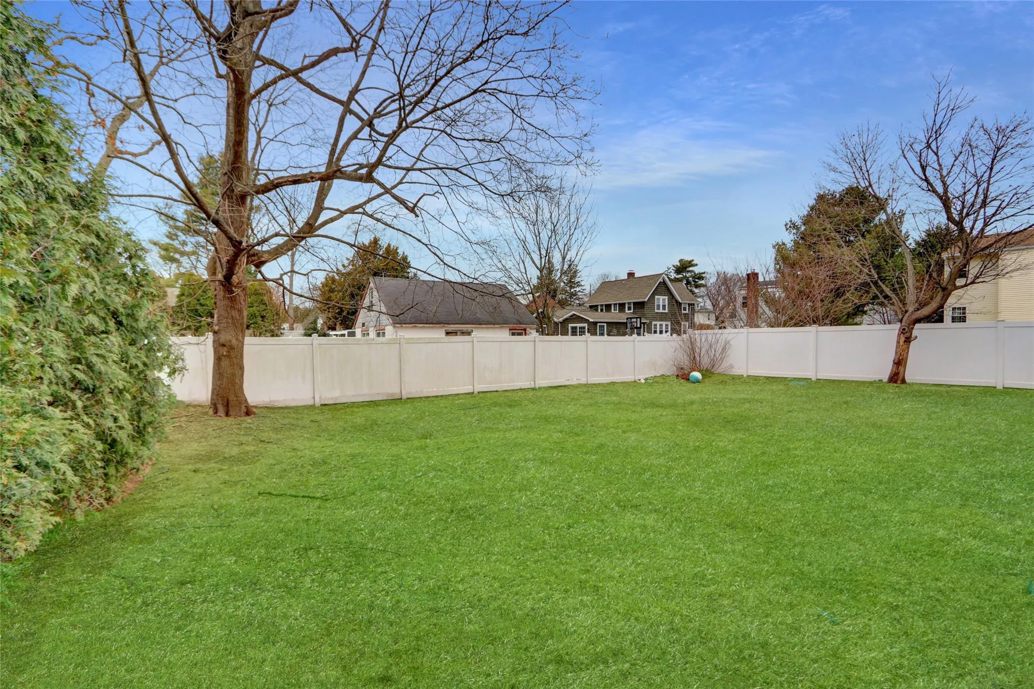 View of fenced backyard View of fenced backyard
