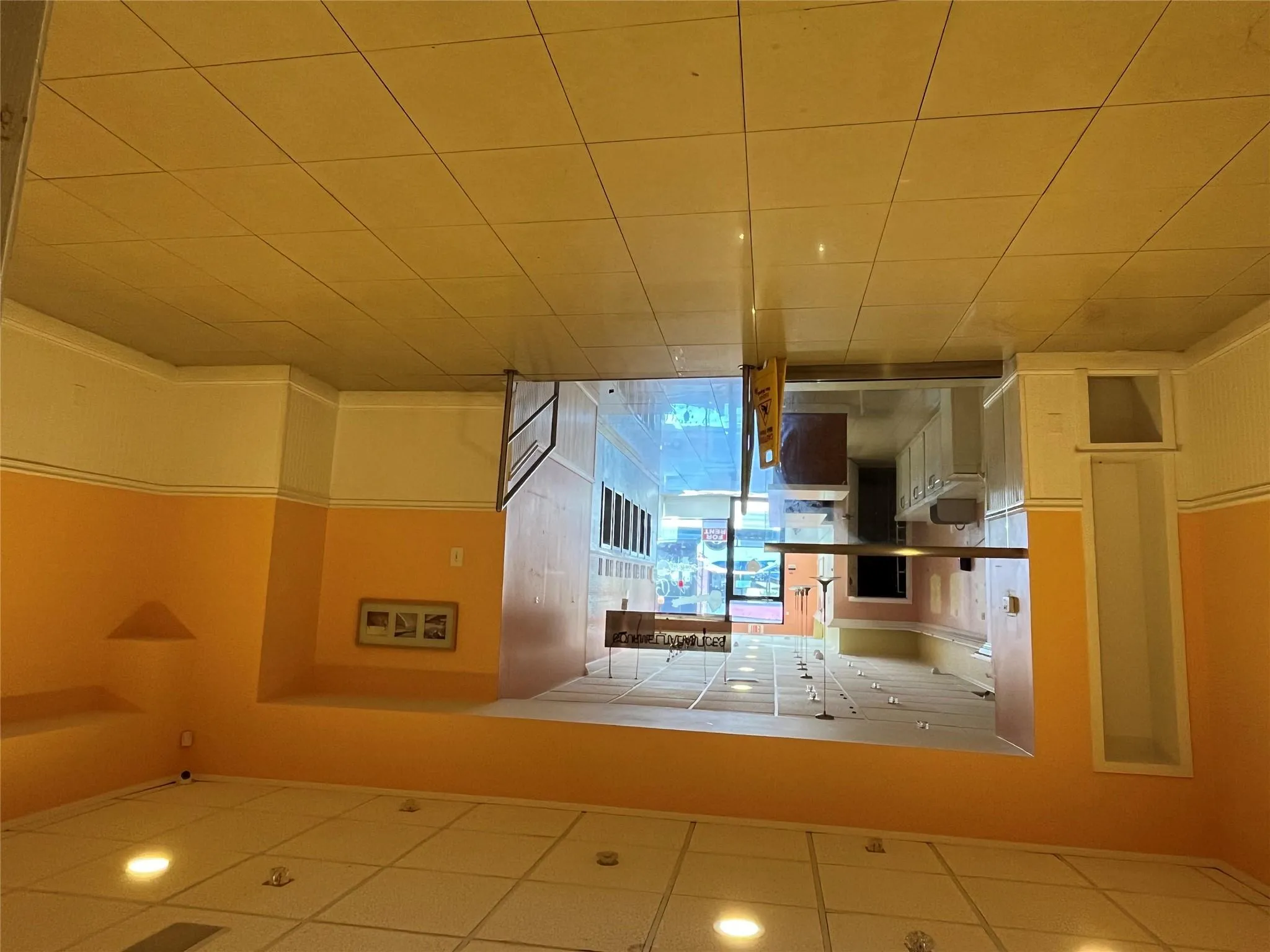 Reception area featuring wainscoting and recessed lighting Reception area featuring wainscoting and recessed lighting