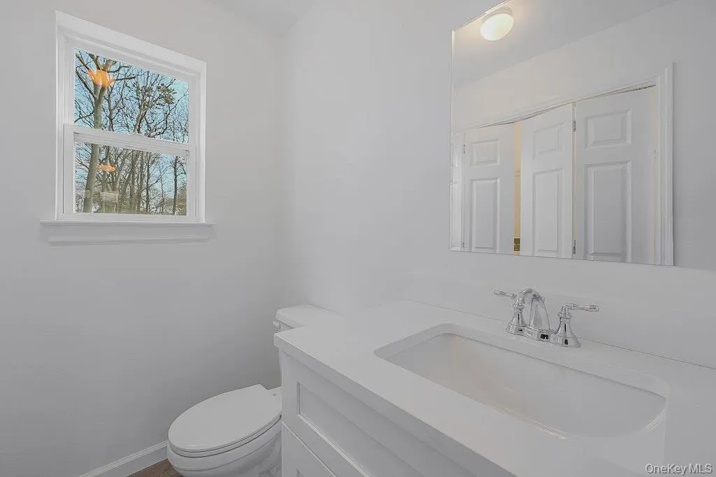 Bathroom with vanity and toilet Bathroom with vanity and toilet