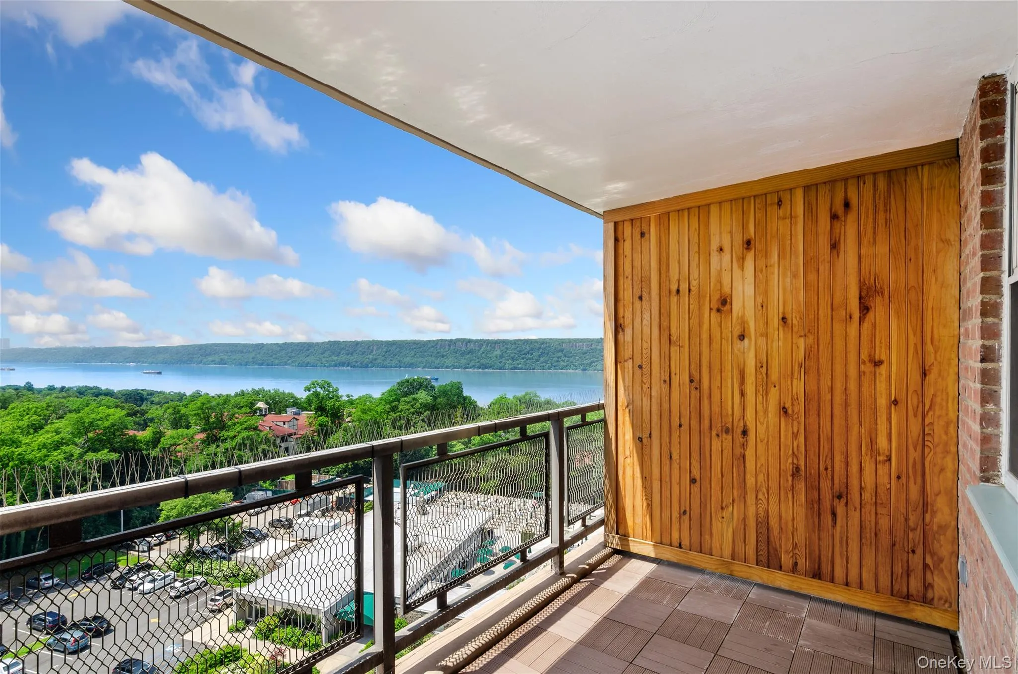 Balcony with a water view Balcony with a water view