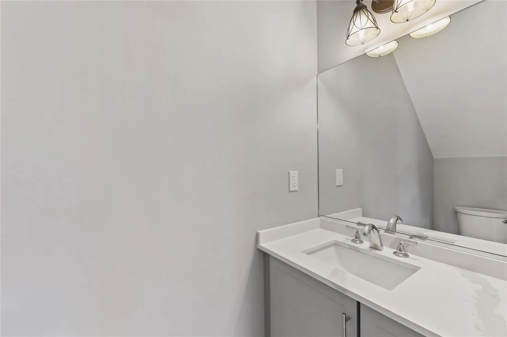 Half bath on first floor Half bath on first floor