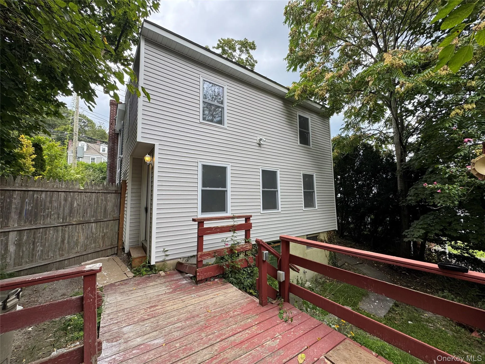 View of wooden terrace View of wooden terrace