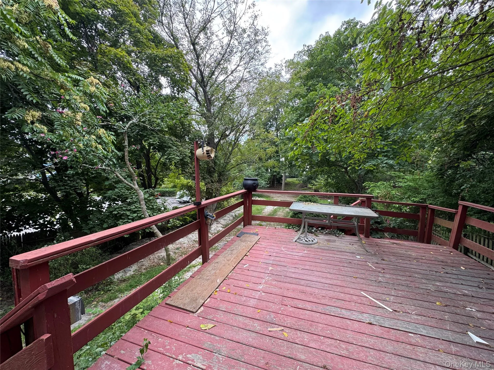 View of wooden deck View of wooden deck