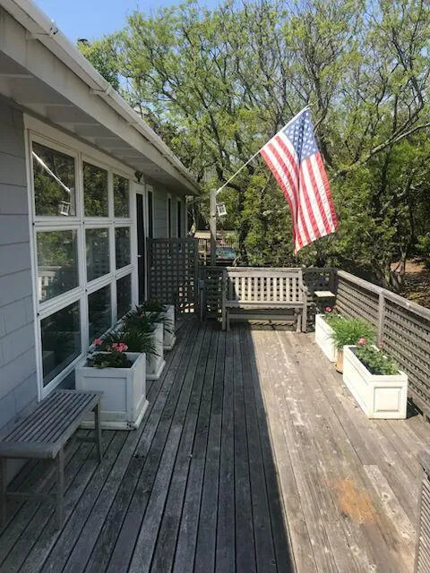 View of wooden deck View of wooden deck