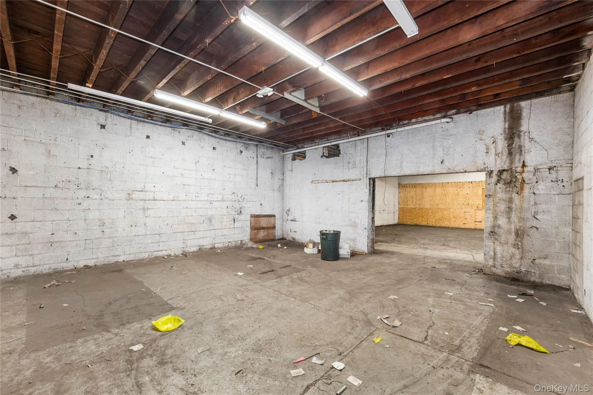View of unfinished basement View of unfinished basement