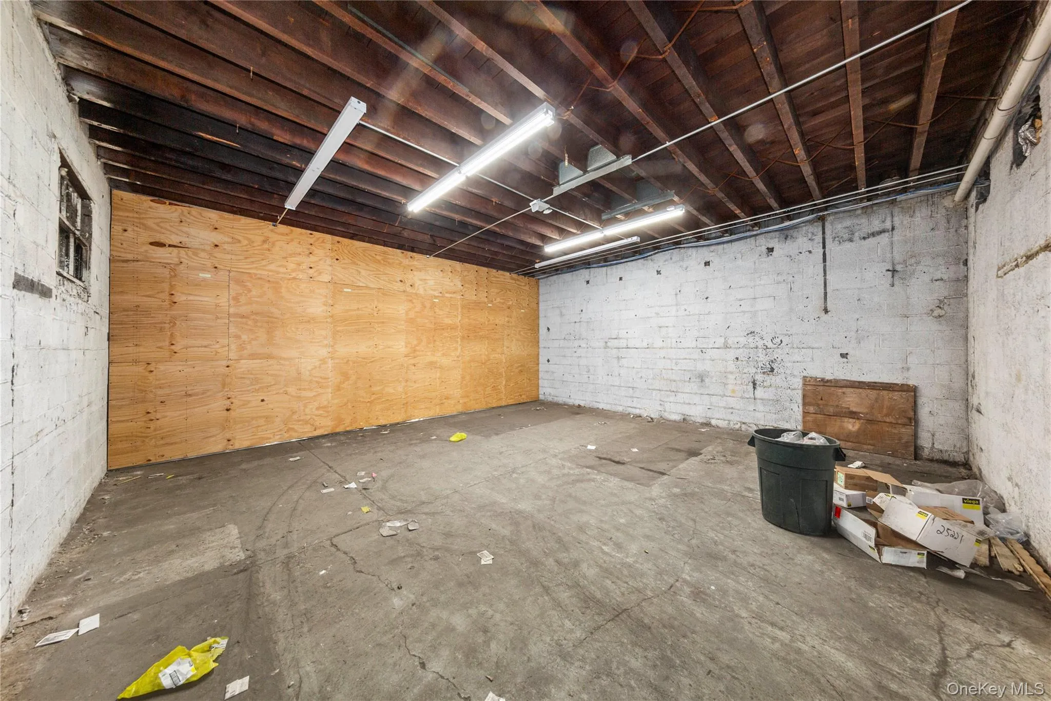 View of unfinished basement View of unfinished basement