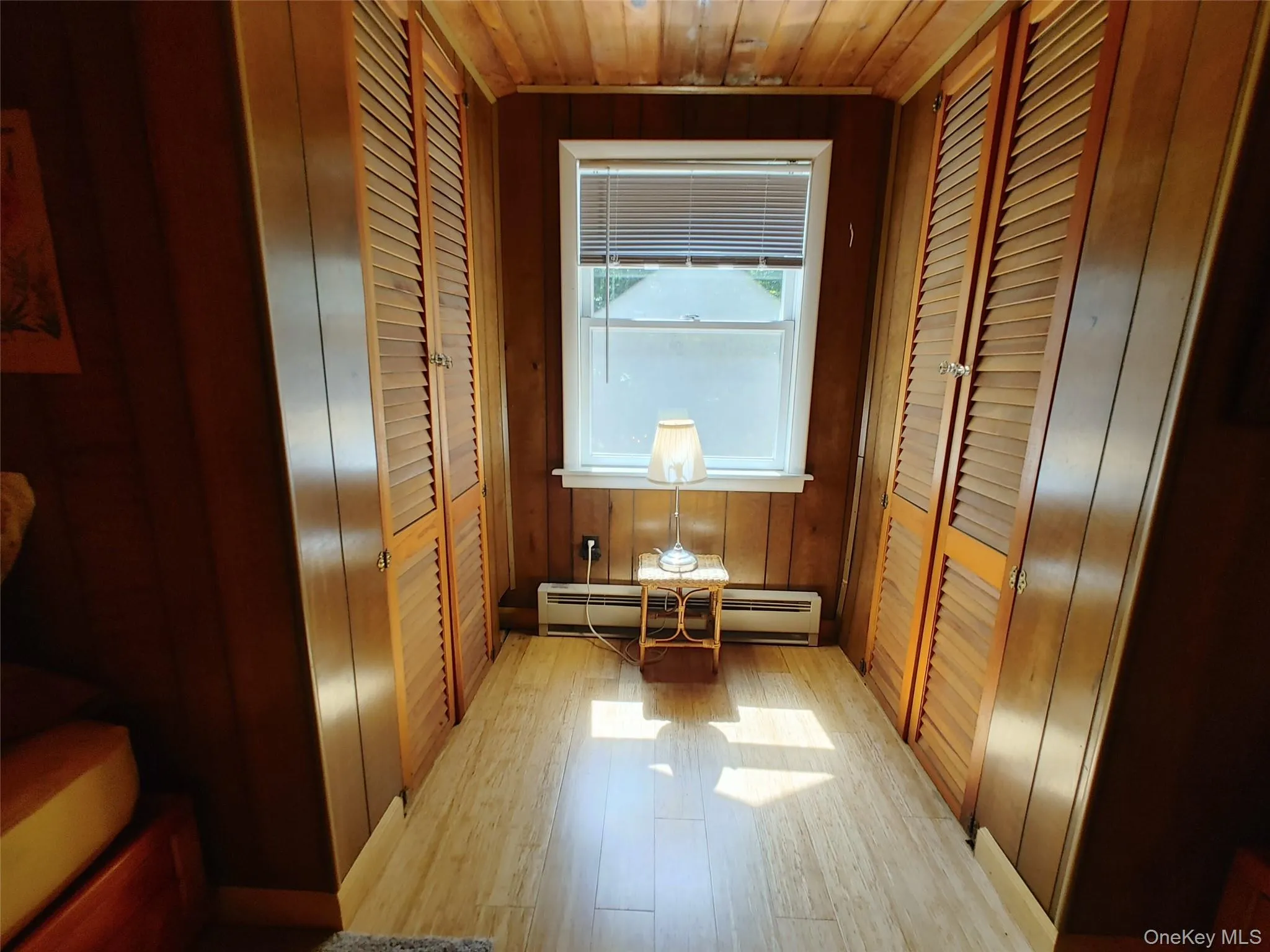 Loft window looking out to the state land woods Loft window looking out to the state land woods