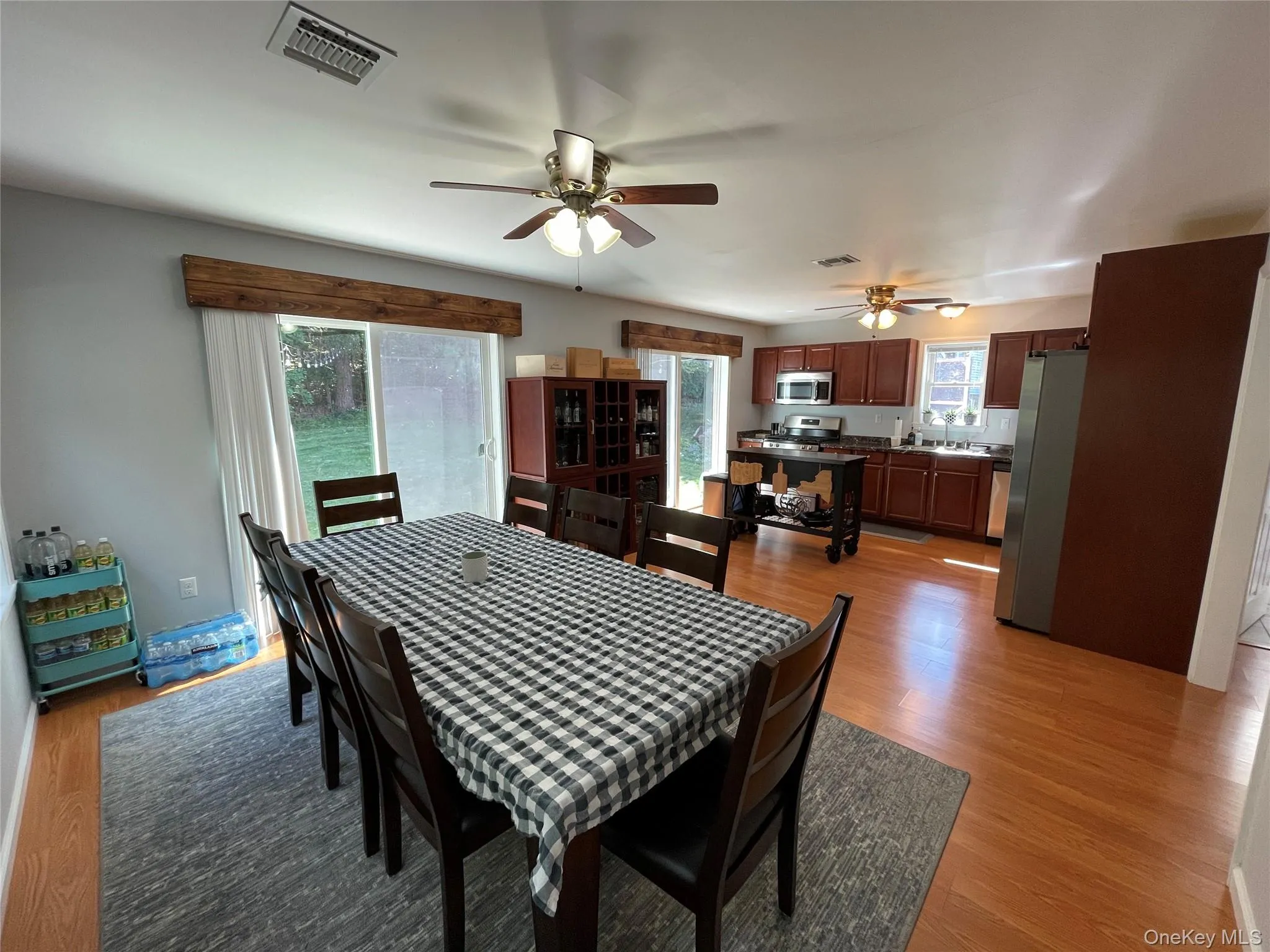 Dining area open to kitchen Dining area open to kitchen