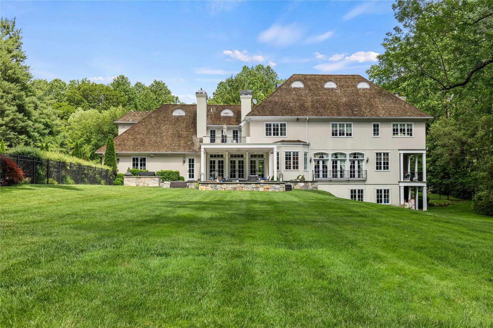 Back of house viewed from the backyard Back of house viewed from the backyard