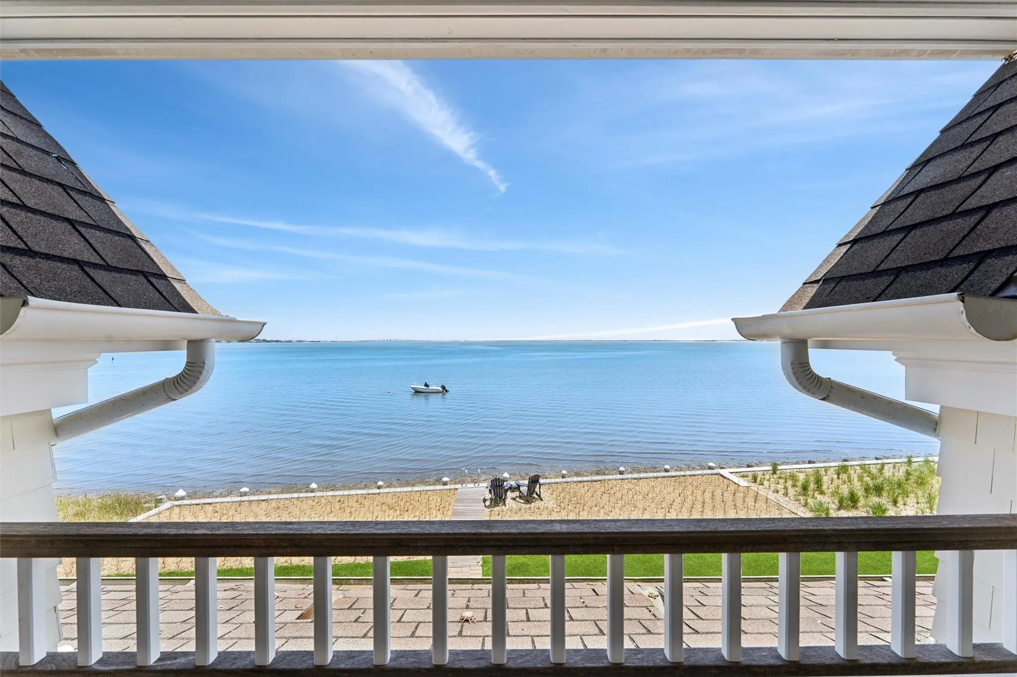 Waterfront Balcony from two bedrooms Waterfront Balcony from two bedrooms