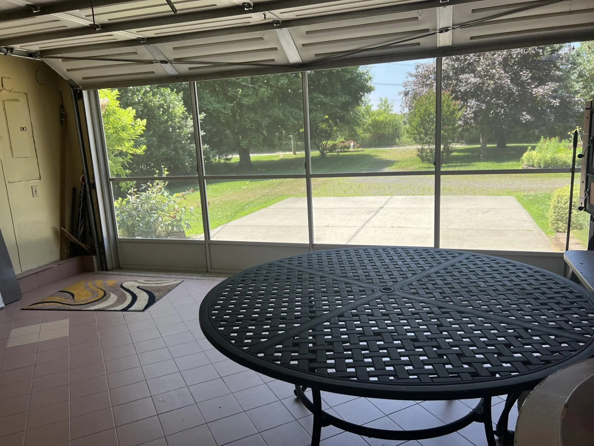 The Garage converts the space into a cool, casual hangout area for added enjoyment. The Garage converts the space into a cool, casual hangout area for added enjoyment.