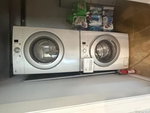 Stackable laundry units Stackable laundry units