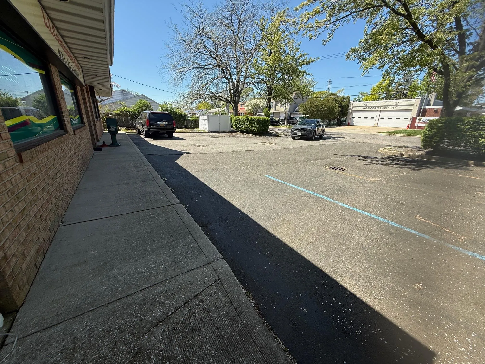 View of uncovered parking lot View of uncovered parking lot