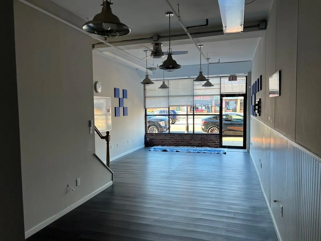 Interior as seen from the back Interior as seen from the back