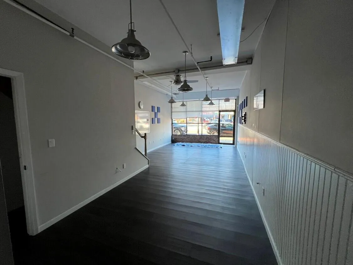 Interior as seen from the back Interior as seen from the back