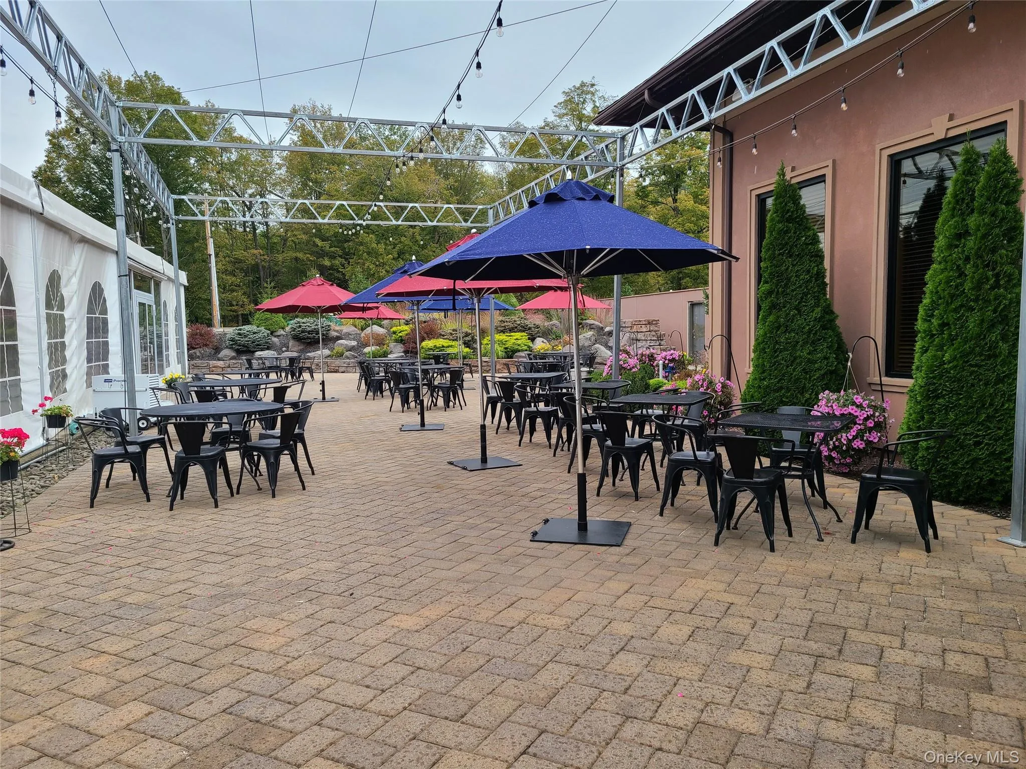 View of patio with outdoor dining area View of patio with outdoor dining area