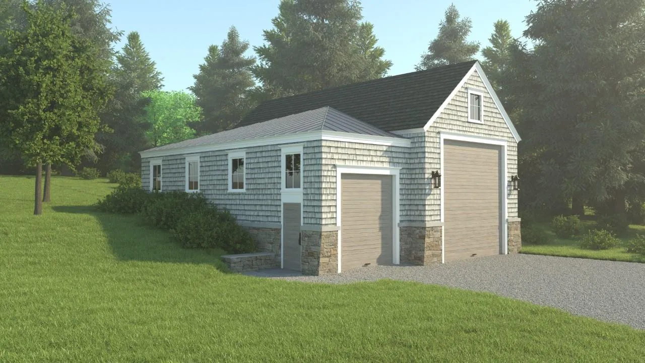 Garage featuring driveway Garage featuring driveway