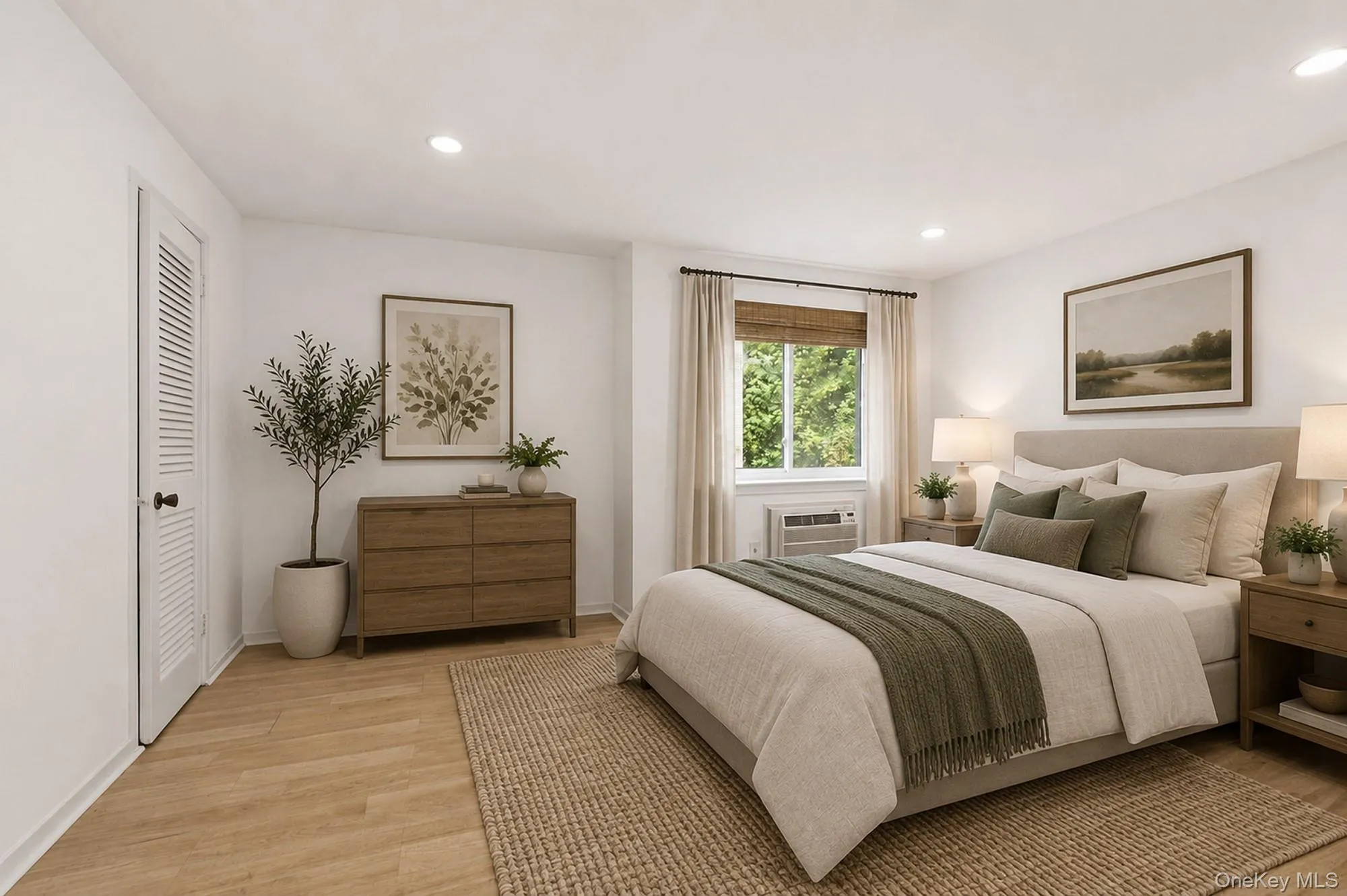 Bedroom virtually staged Bedroom virtually staged