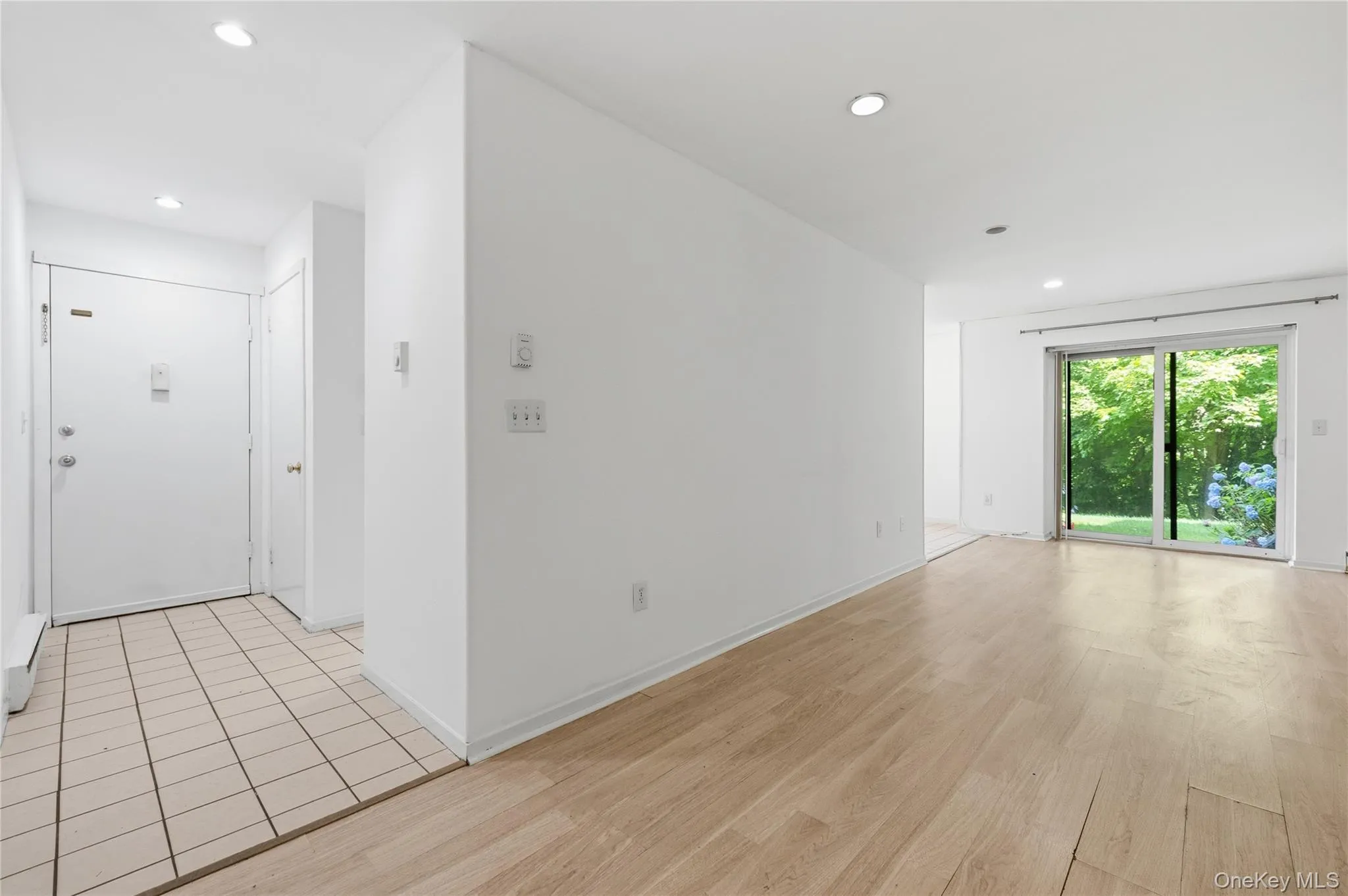 Living room with slider access to outside Living room with slider access to outside