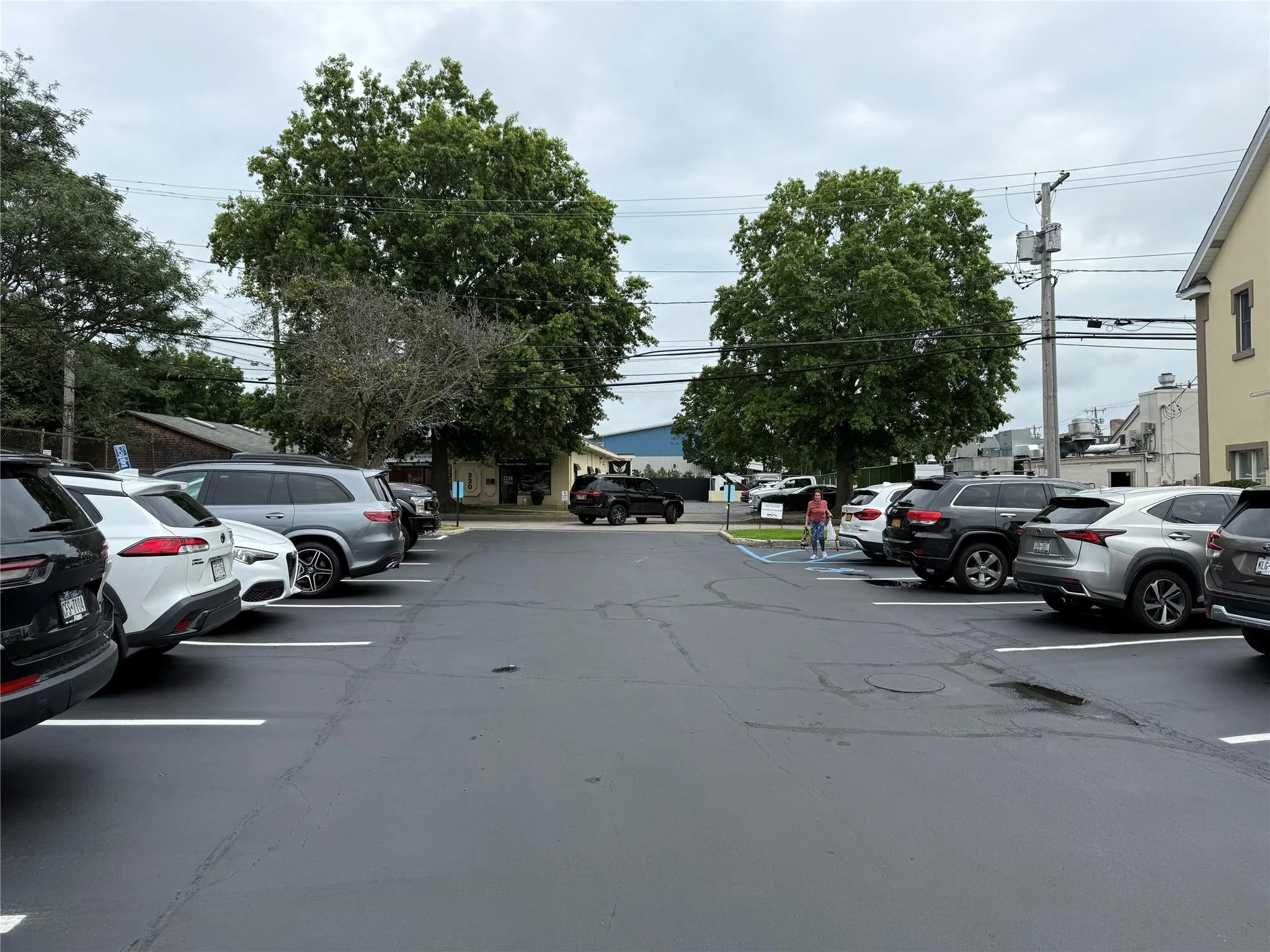 View of uncovered parking lot View of uncovered parking lot