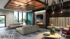 Lobby featuring expansive windows Lobby featuring expansive windows