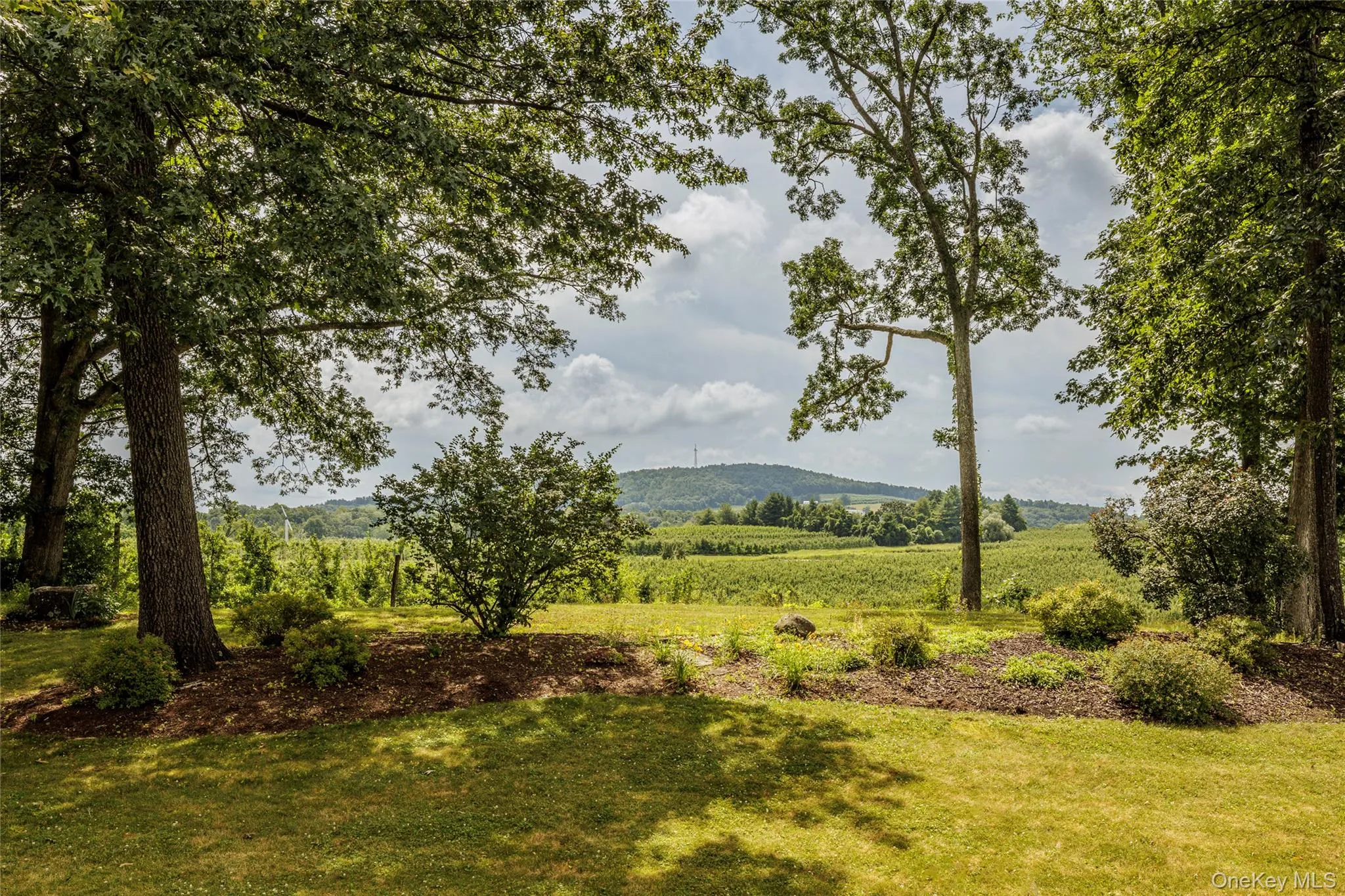 View of grassy yard featuring a view of countryside and a mountain view View of grassy yard featuring a view of countryside and a mountain view