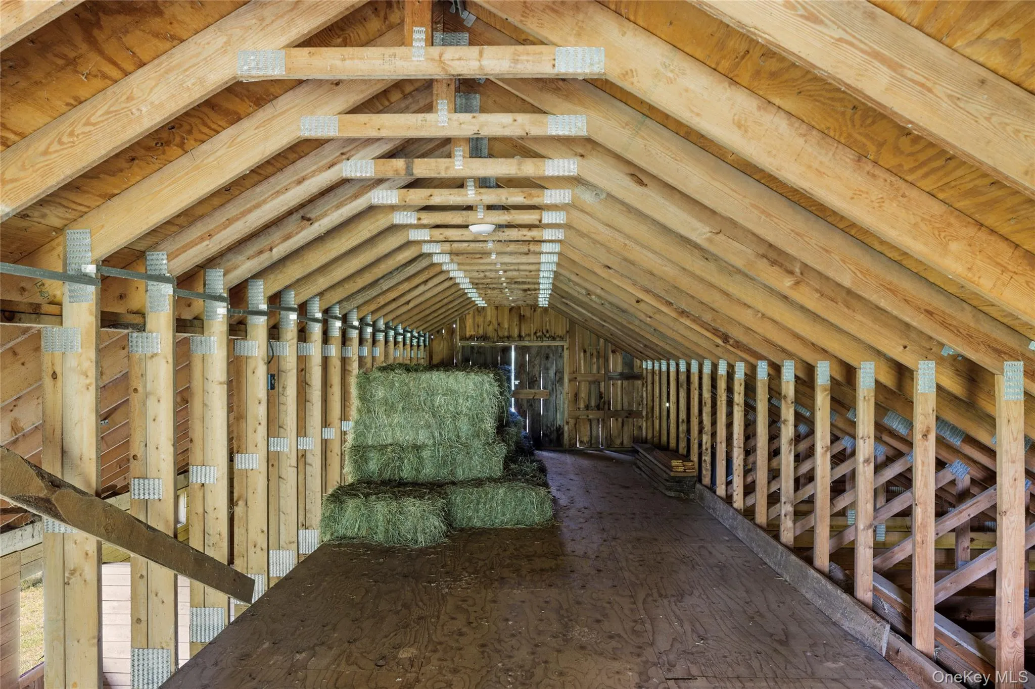 View of unfinished attic View of unfinished attic