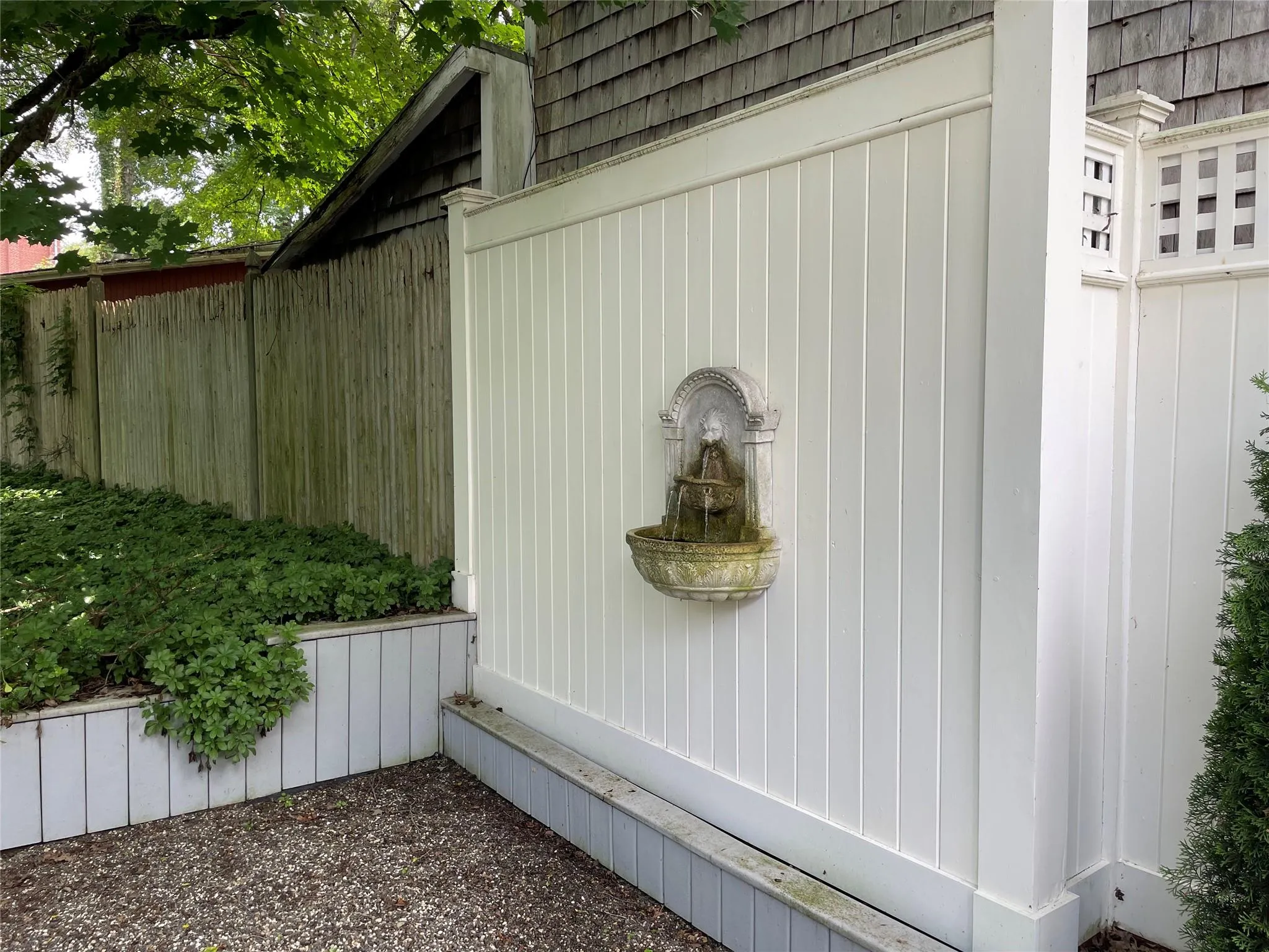 Exterior view of board and batten siding Exterior view of board and batten siding
