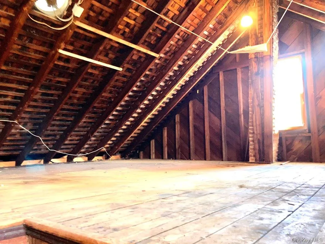 View of unfinished attic View of unfinished attic