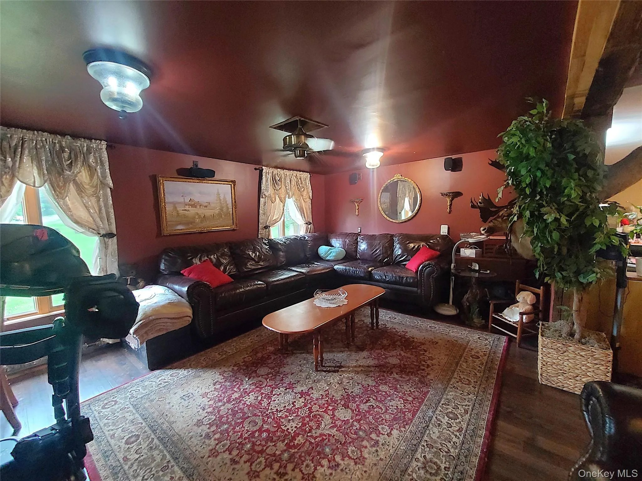 Living room featuring wood finished floors Living room featuring wood finished floors