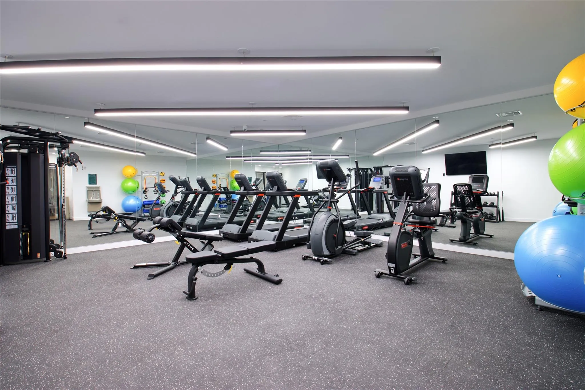 View of workout area View of workout area