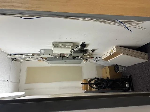 Utility closet. Utility closet.