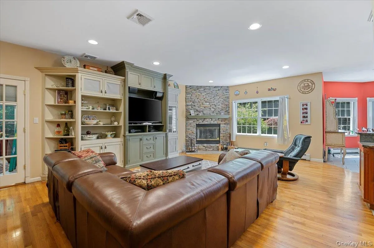 Living Room/Den Area With Fireplace Living Room/Den Area With Fireplace