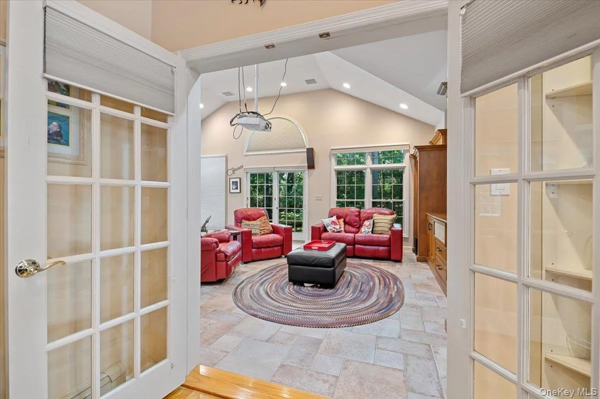 French Doors Into Bar/Movie/Game Room French Doors Into Bar/Movie/Game Room
