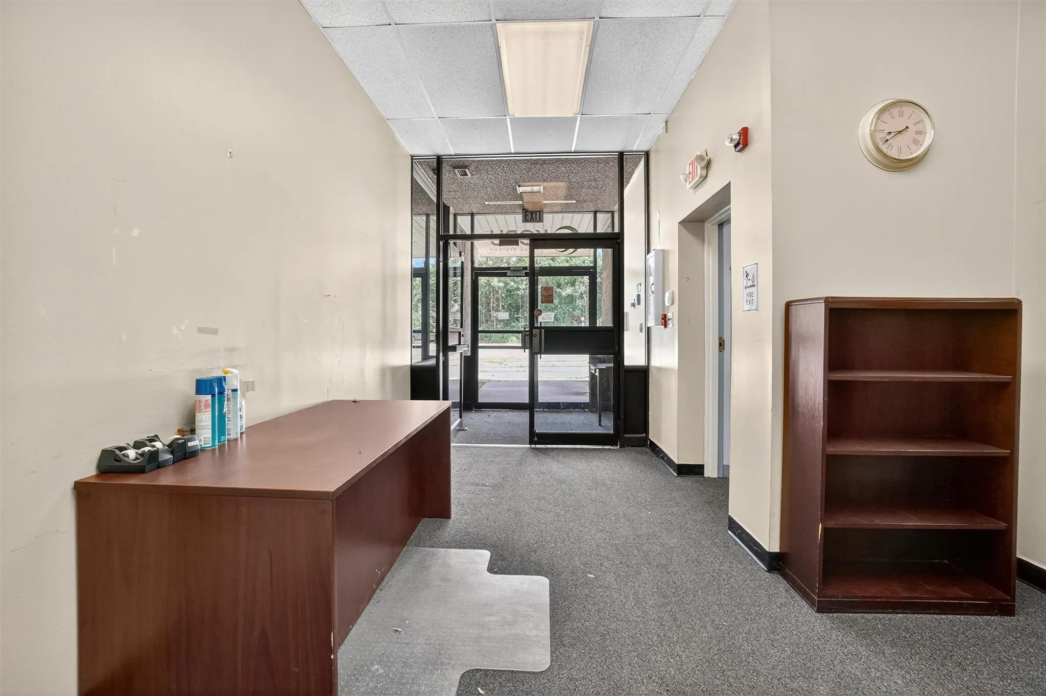 Reception featuring a paneled ceiling Reception featuring a paneled ceiling