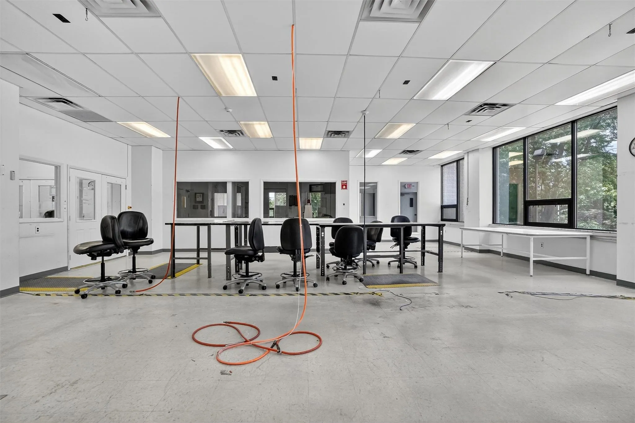 Misc room with baseboards Misc room with baseboards