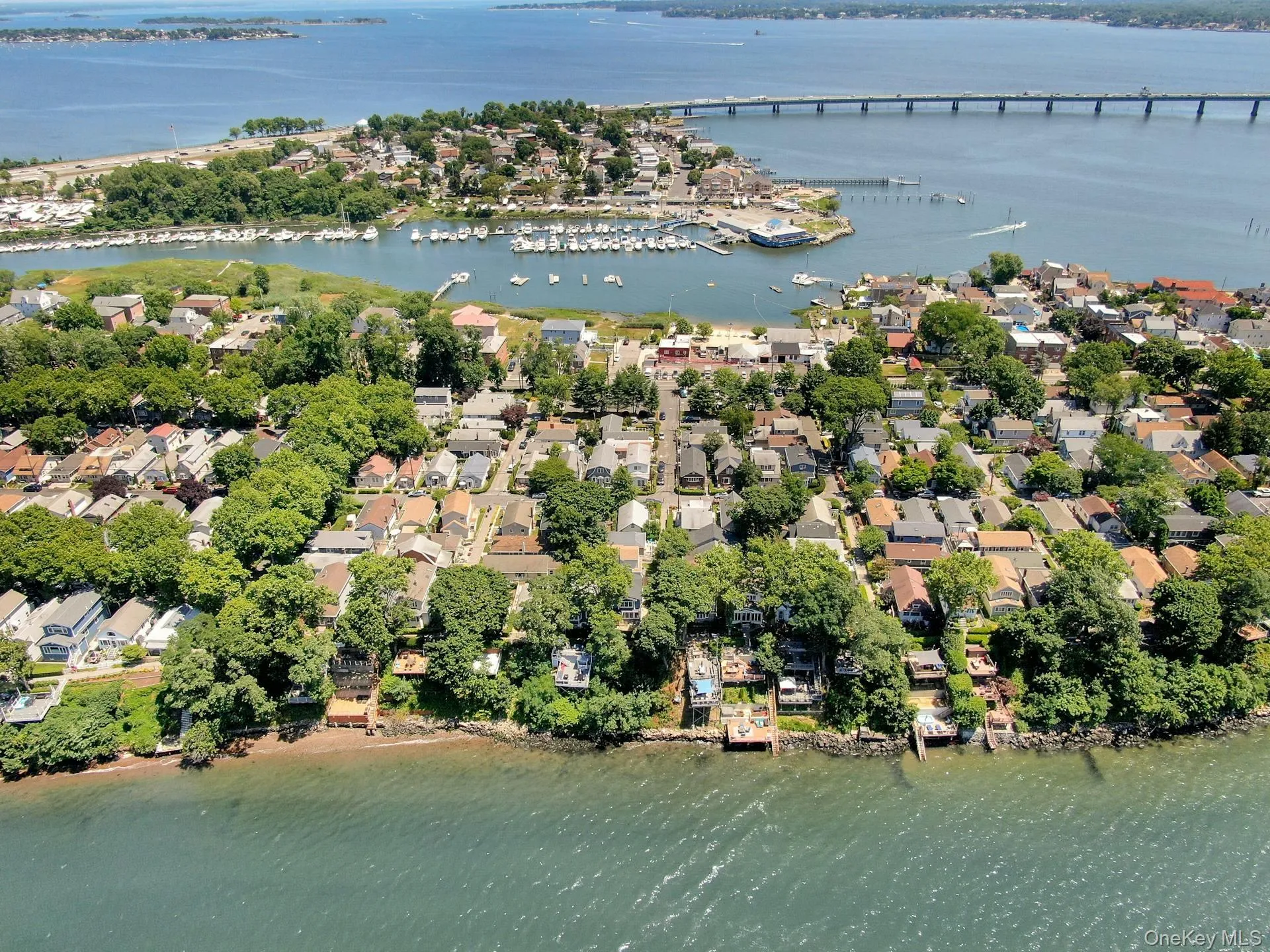 Aerial View of Silver beach Aerial View of Silver beach