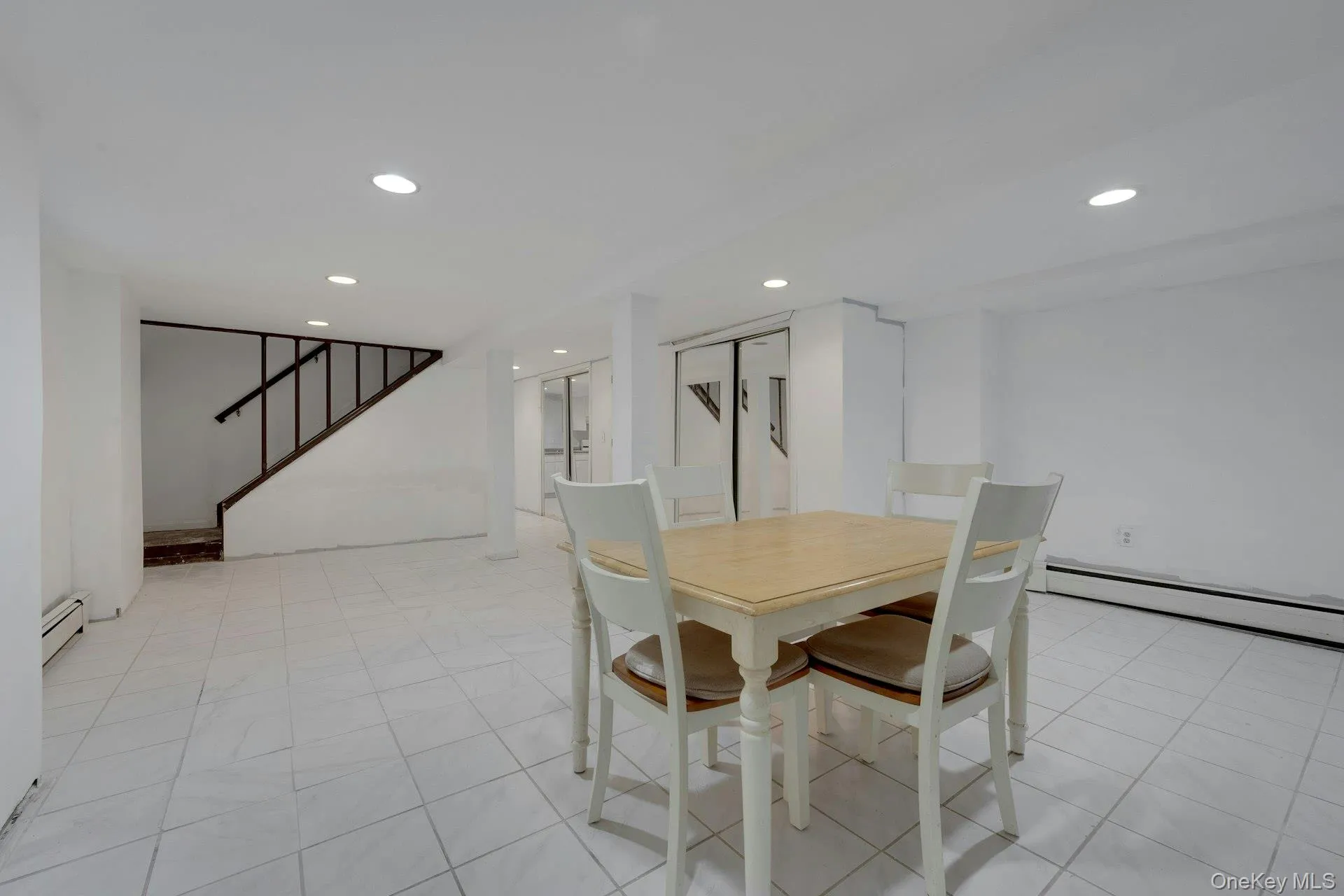 Recessed lighting and new tile floors Recessed lighting and new tile floors
