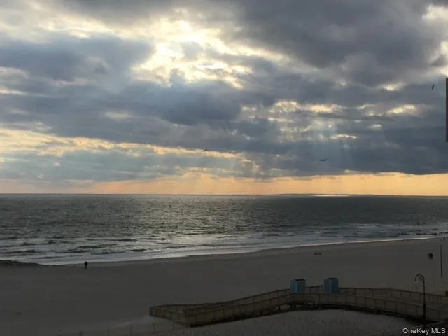 Water view with local beach Water view with local beach