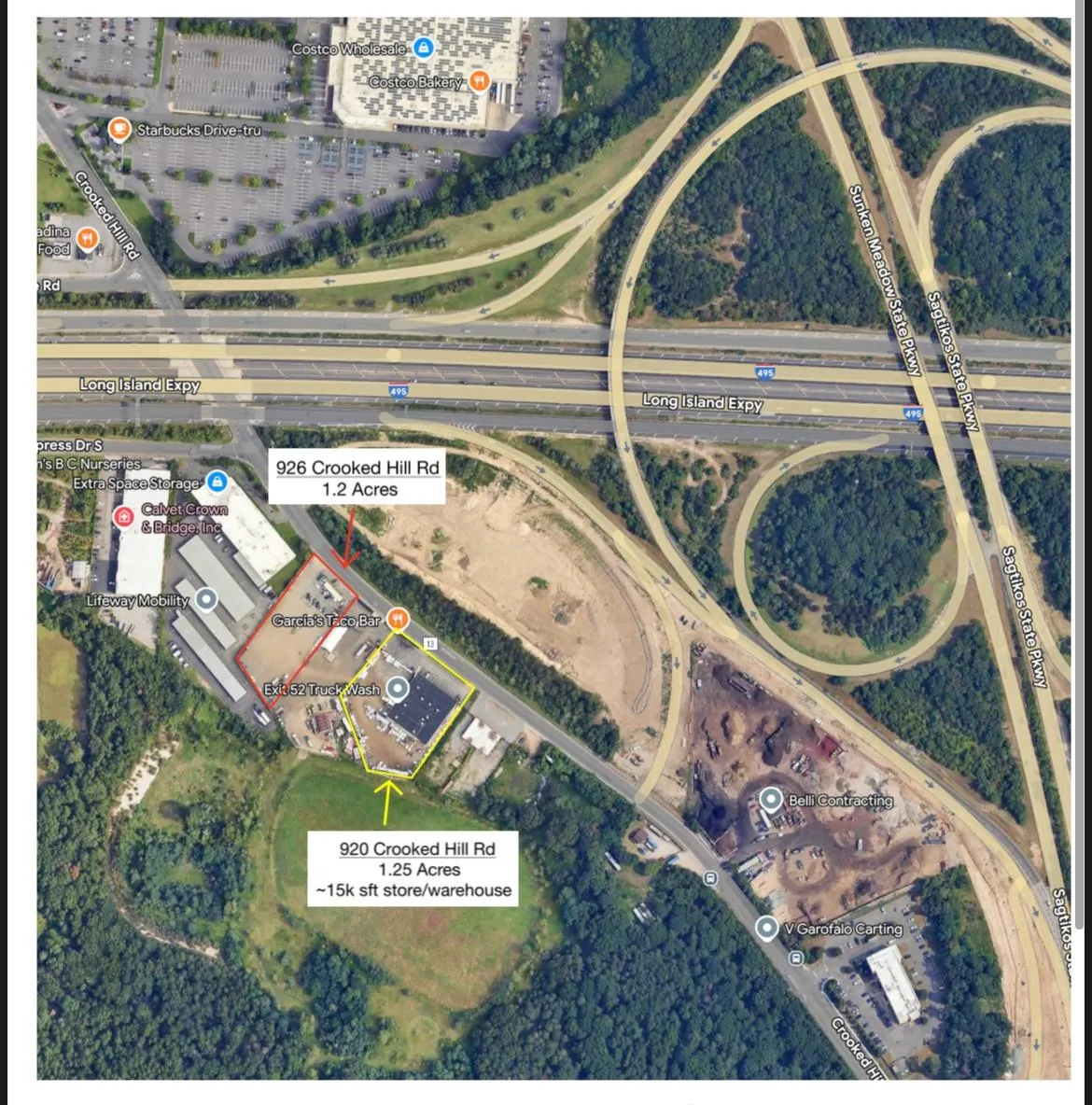 Aerial map of property and surrounding area Aerial map of property and surrounding area