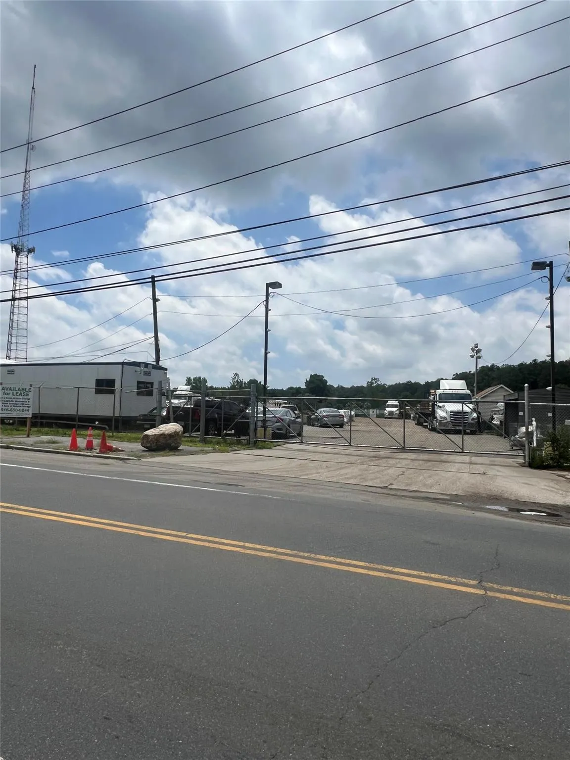 View of asphalt road View of asphalt road