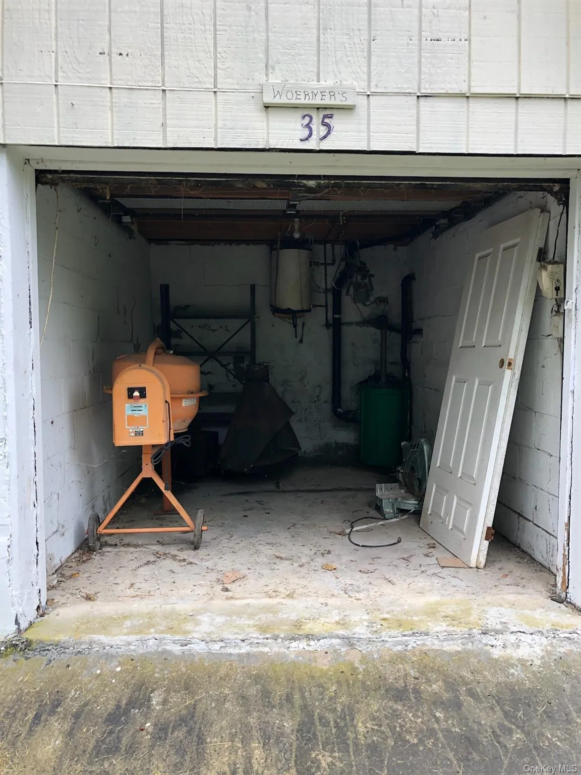 Garage featuring heating fuel Garage featuring heating fuel