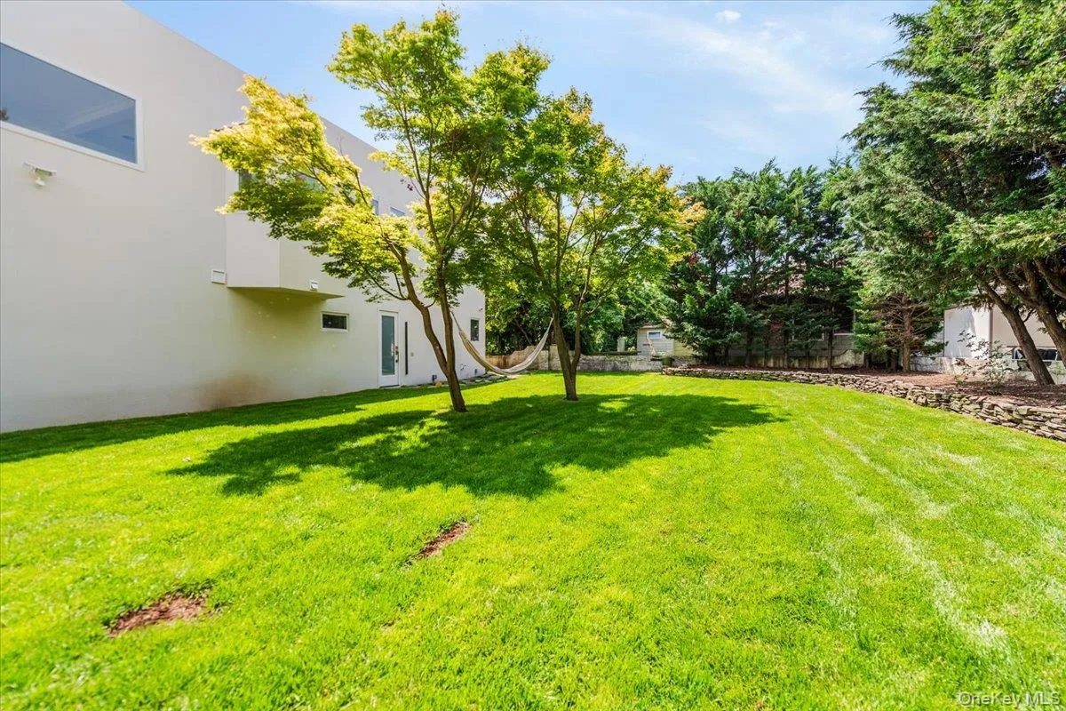 View of green lawn View of green lawn