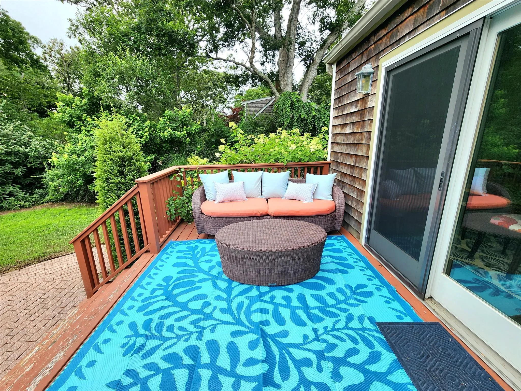 View of wooden deck View of wooden deck