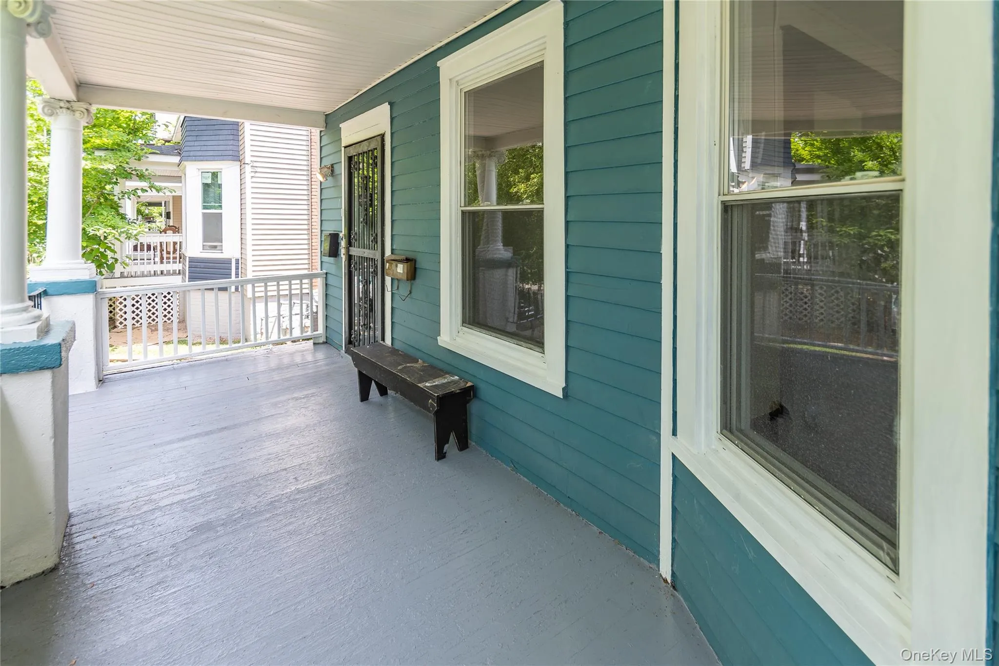 View of wooden porch View of wooden porch