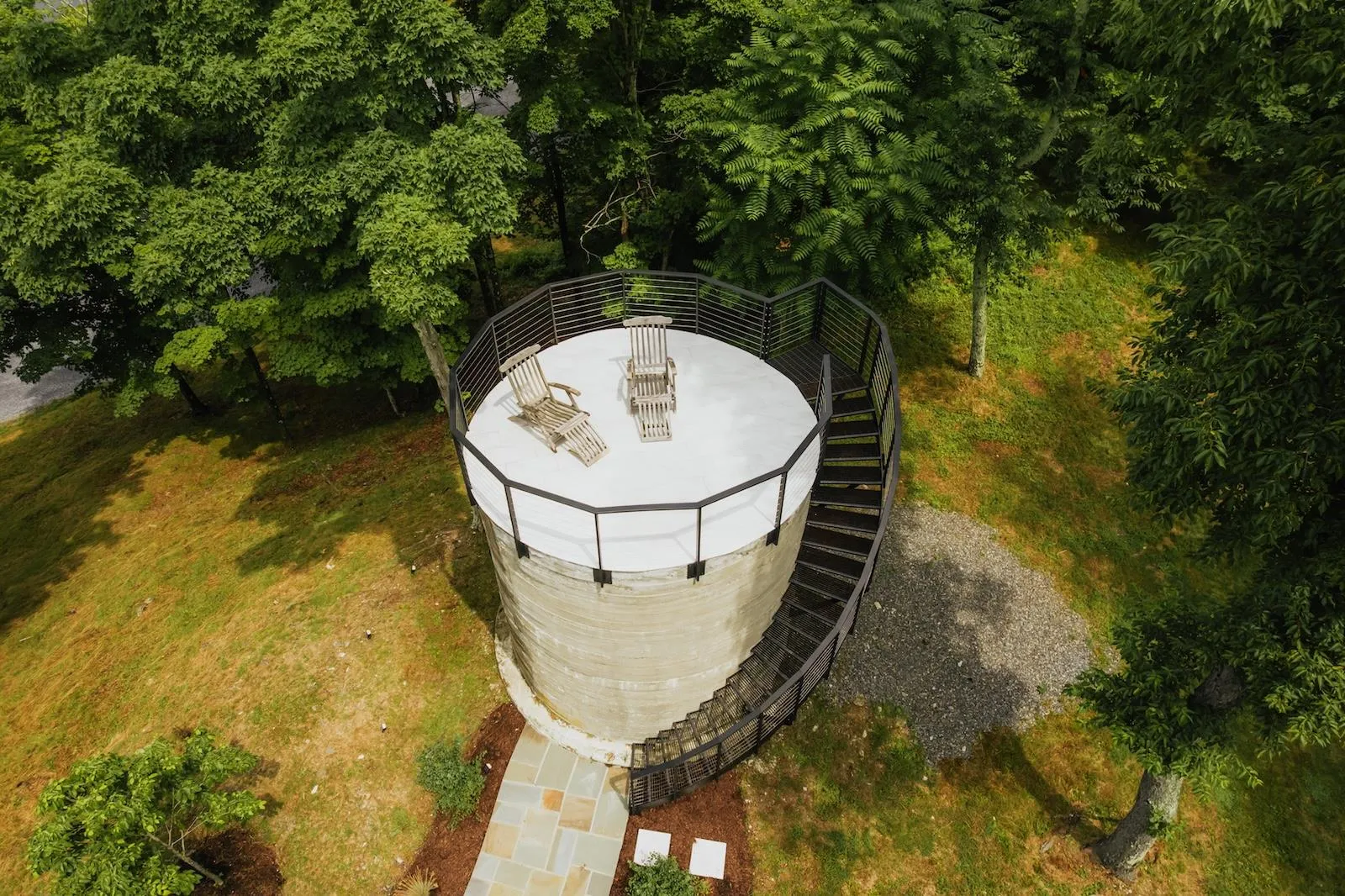 Exterior view of stairs Exterior view of stairs