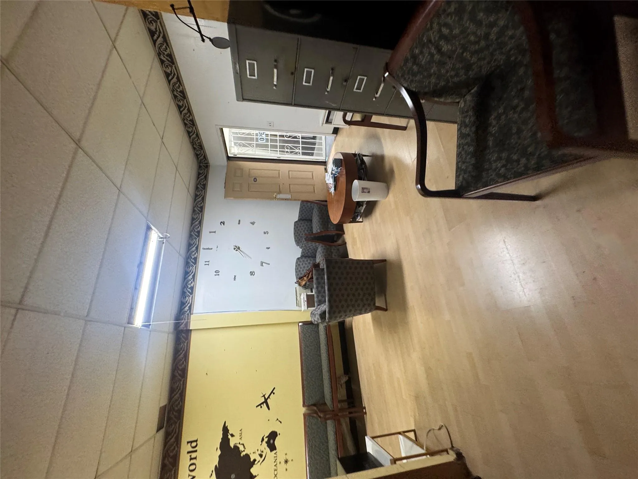 Below grade area with a paneled ceiling Below grade area with a paneled ceiling