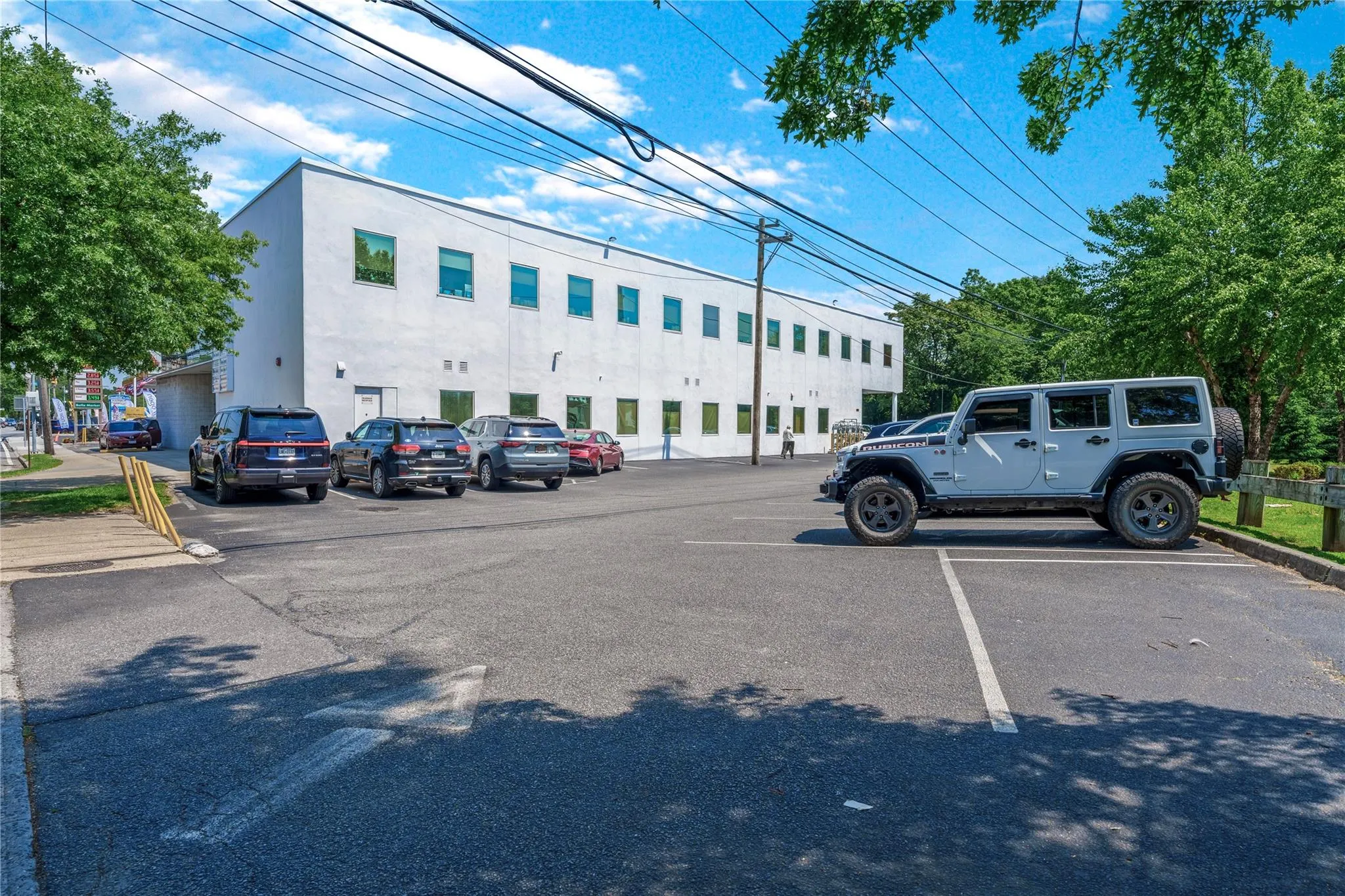 View of uncovered parking lot View of uncovered parking lot