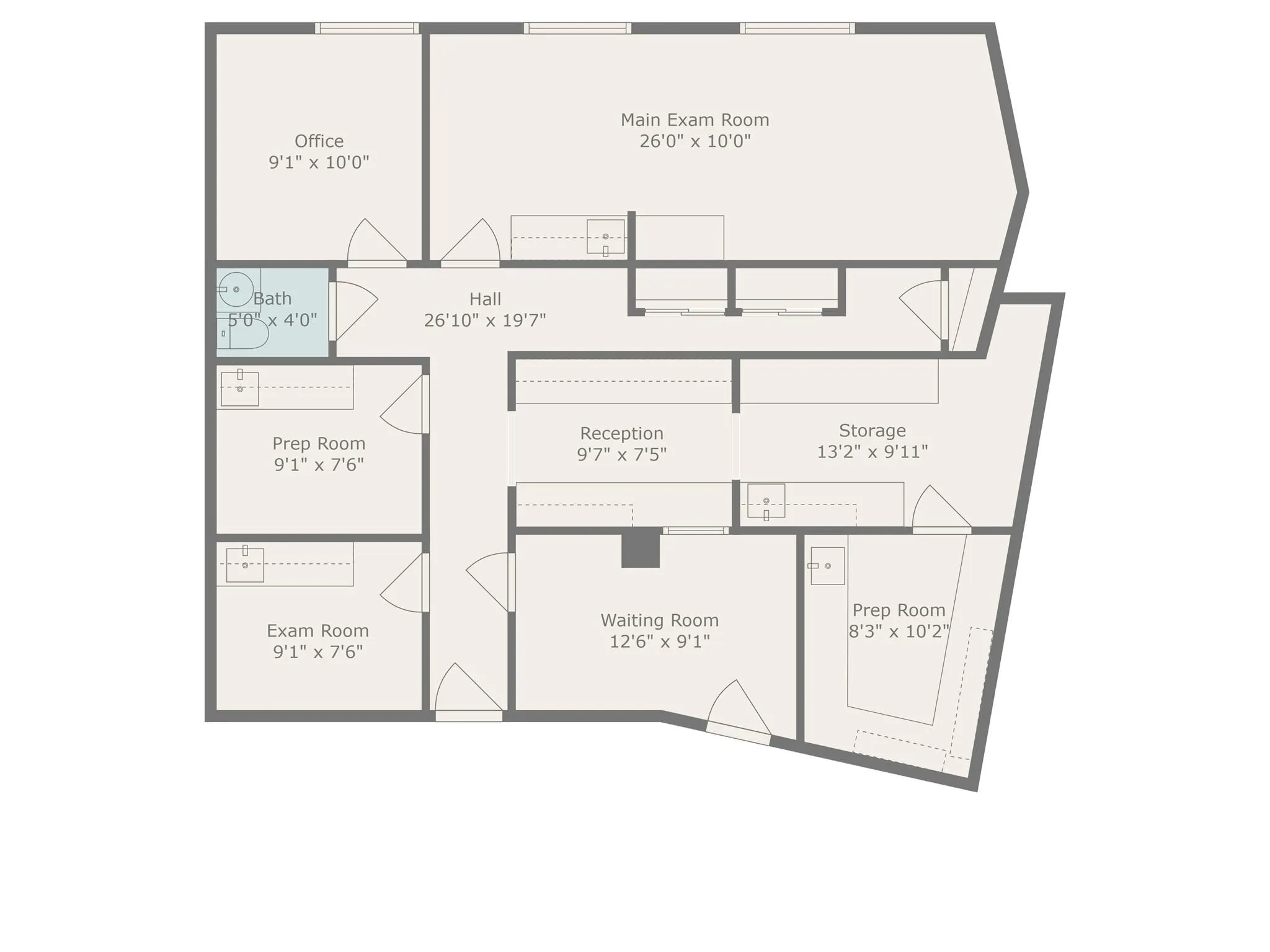 View of room layout View of room layout