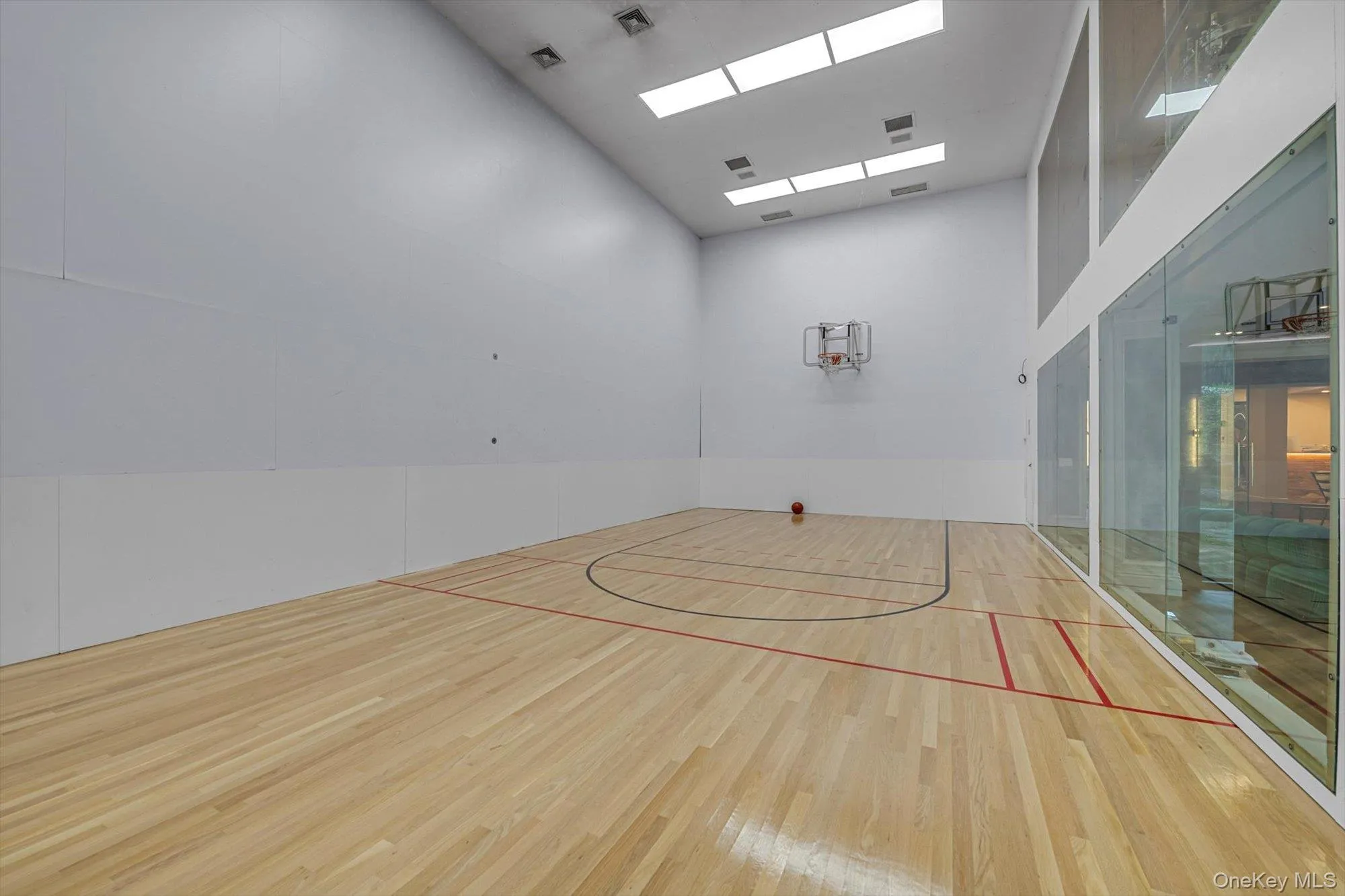 View of basketball court with community basketball court View of basketball court with community basketball court